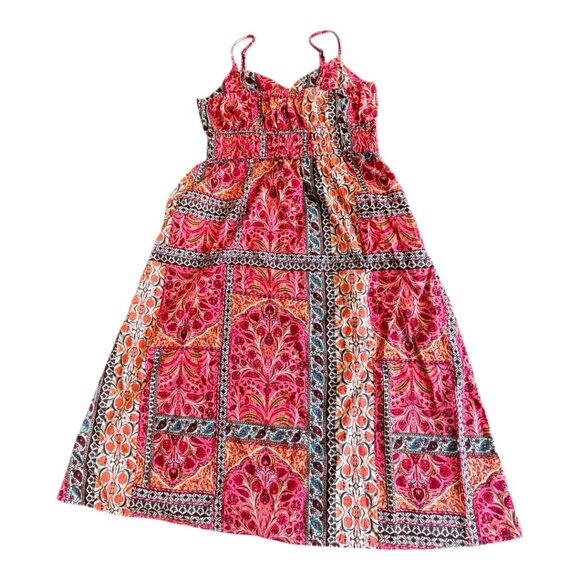 Old Navy A-Line V-Neck Poplin Sundress - Size Medium, like new condition - Picture 1 of 5